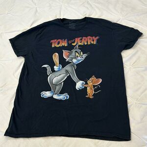 Hannah Barbera Tom & Jerry Crew Neck Short Sleeves T Shirt Size XL